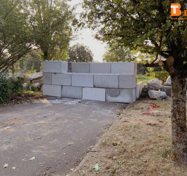 Photo n°2 de la construction d'une barriere de sécurité à Nantes